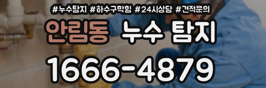 안림동 누수 탐지