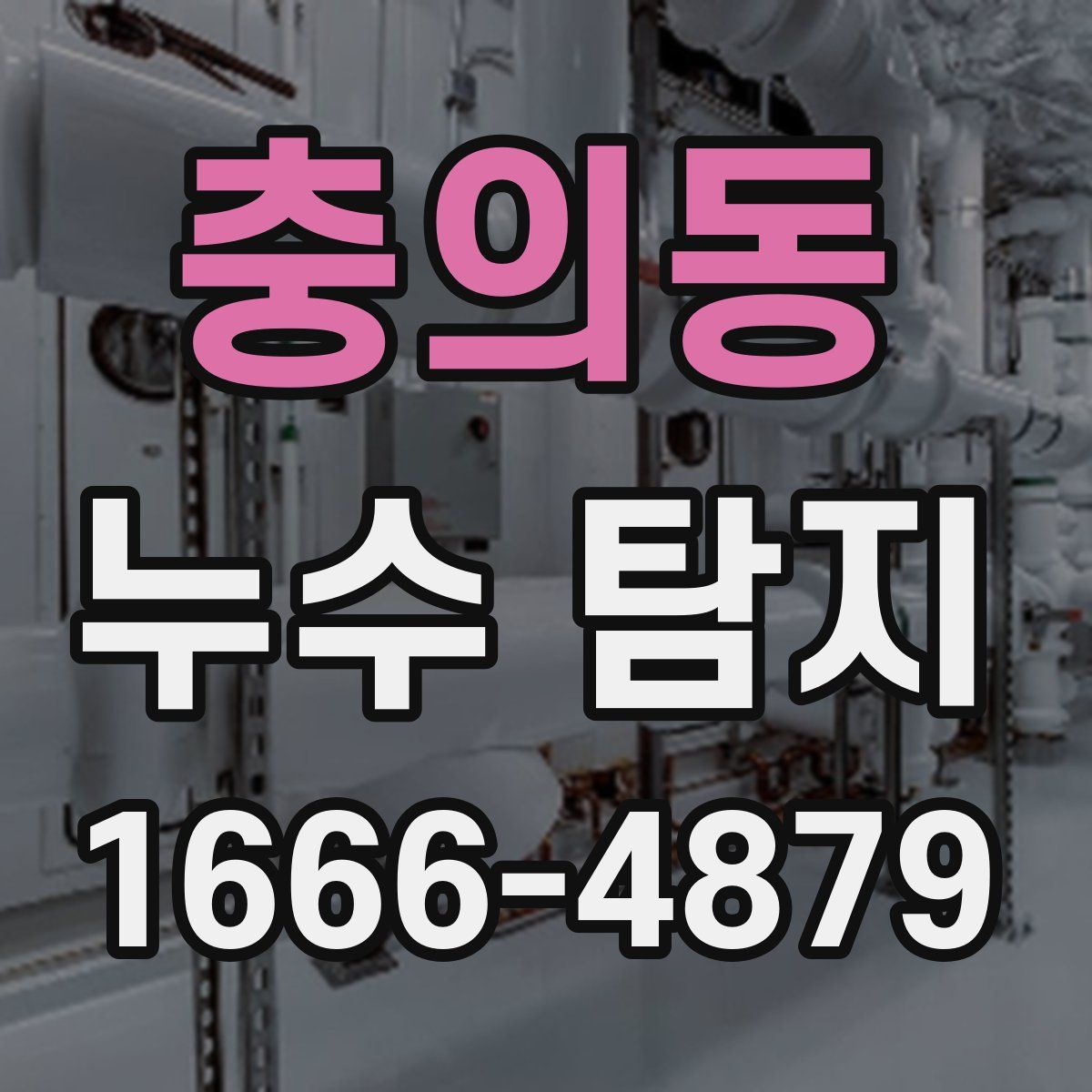 충의동 누수 탐지