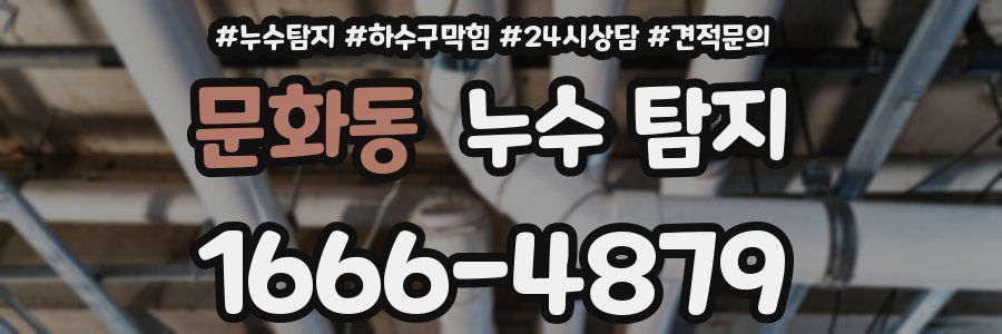 문화동 누수 탐지