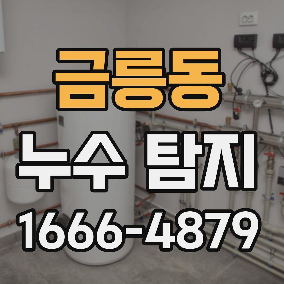 금릉동 누수 탐지