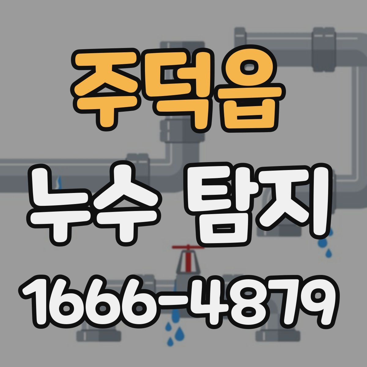 주덕읍 누수 탐지