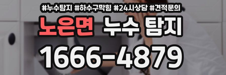 노은면 누수 탐지