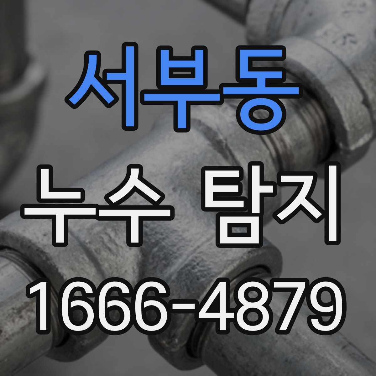 서부동 누수 탐지