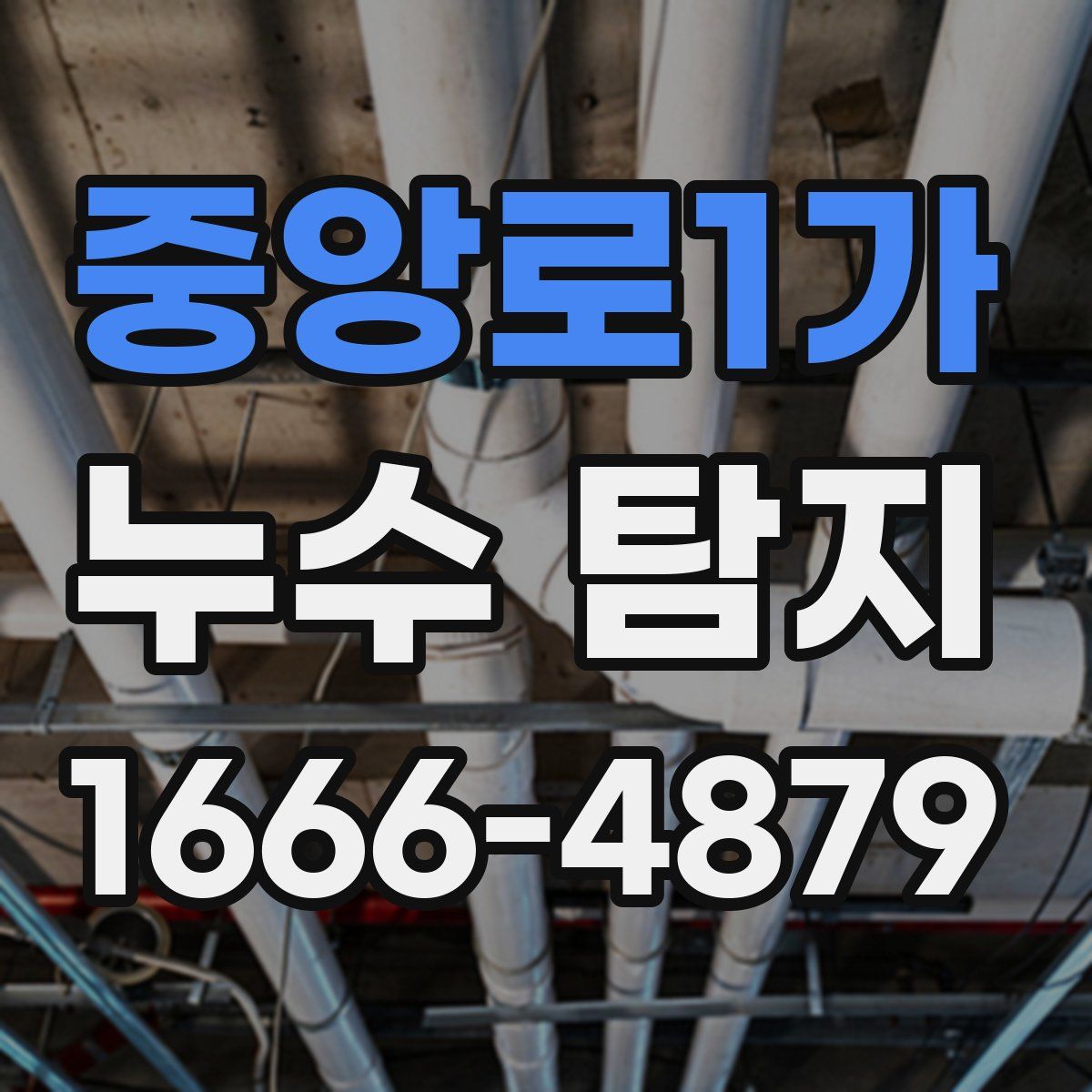 중앙로1가 누수 탐지
