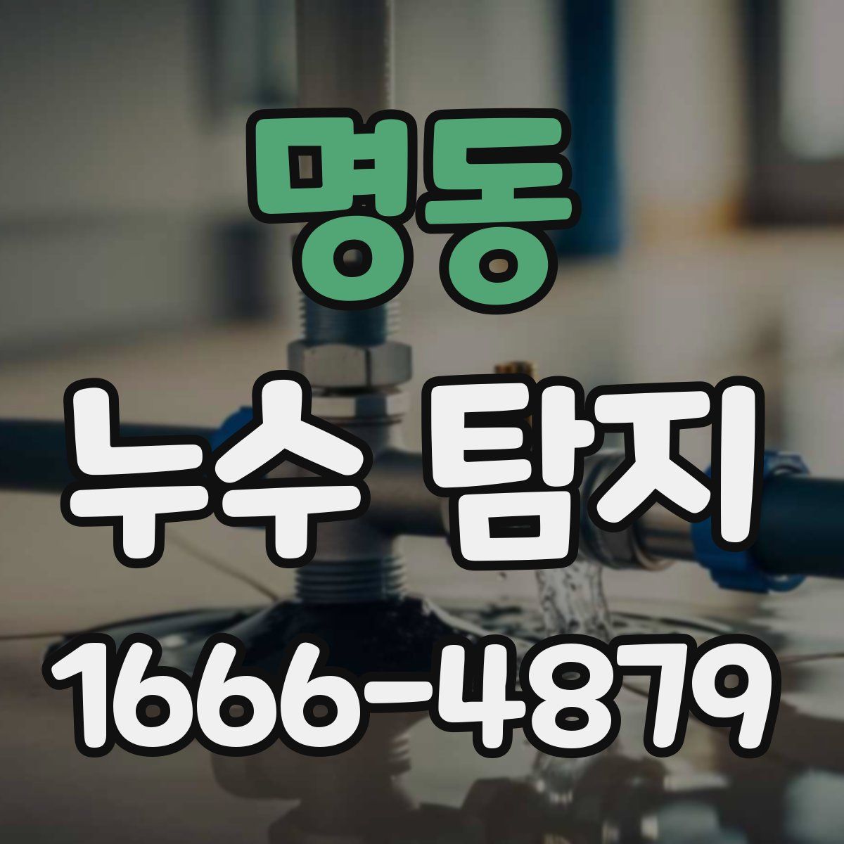 명동 누수 탐지