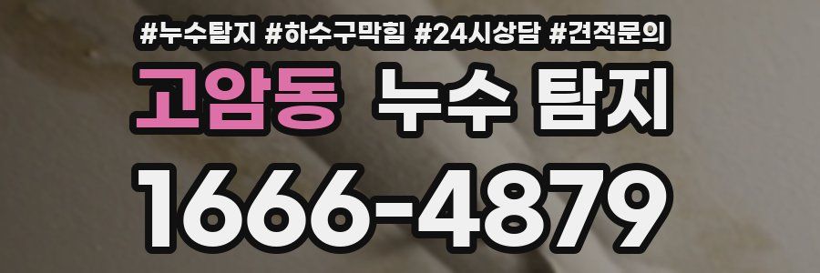 고암동 누수 탐지