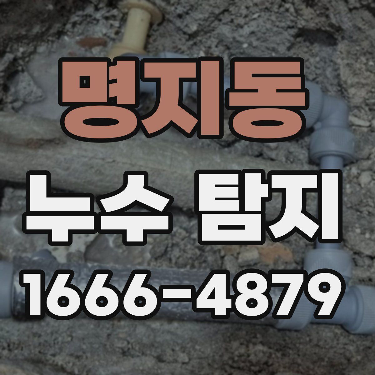 명지동 누수 탐지
