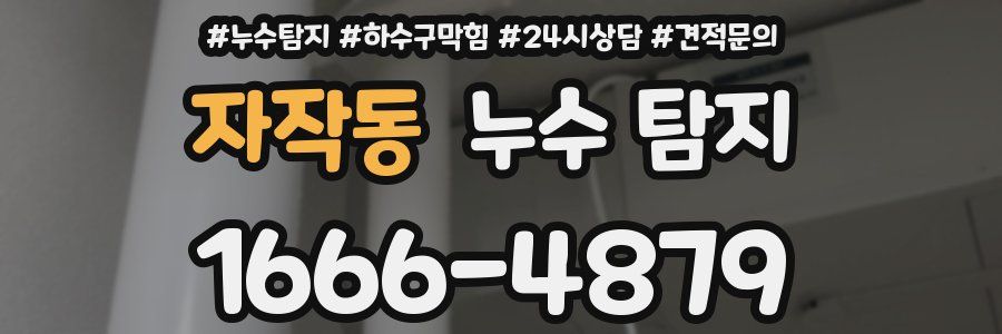 자작동 누수 탐지