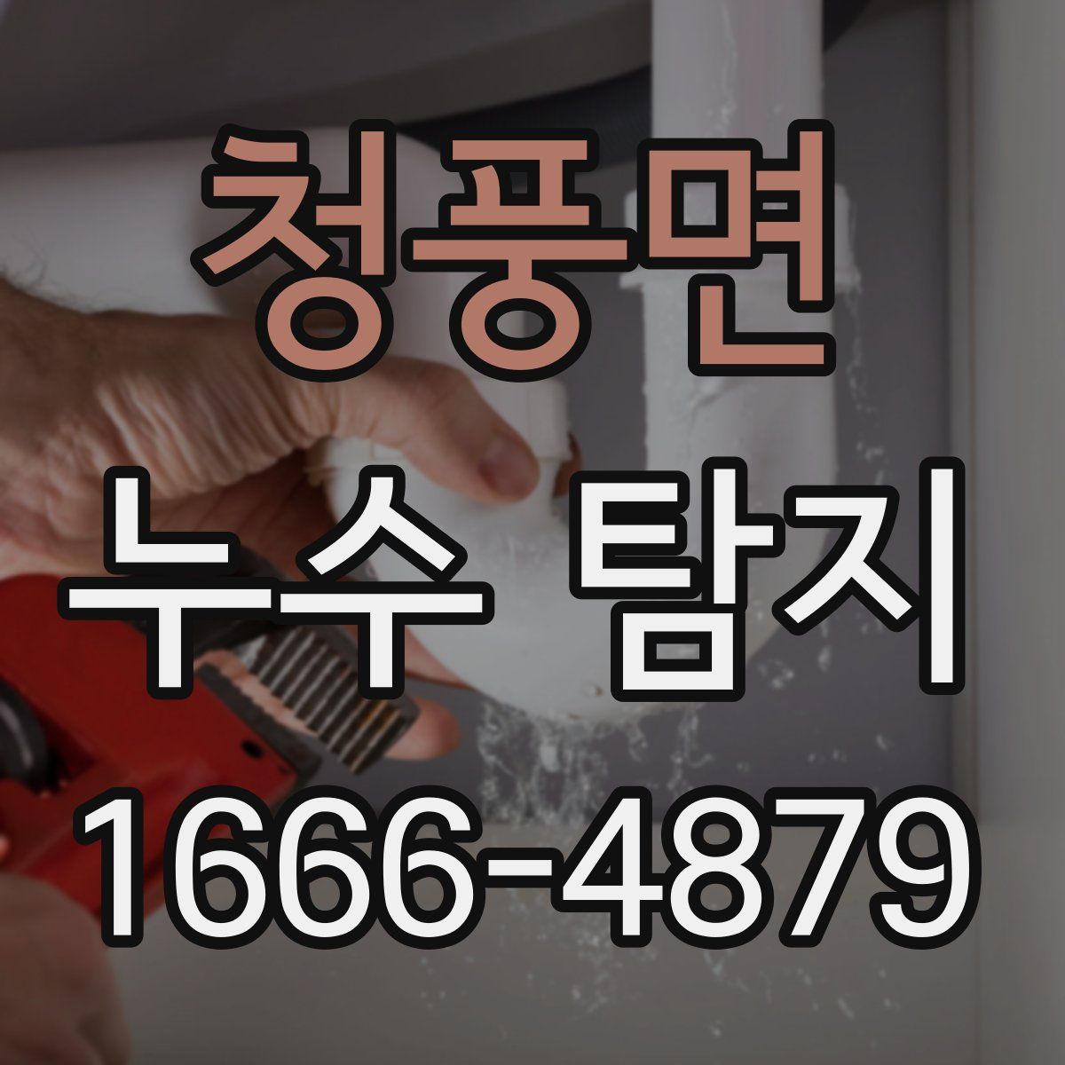 청풍면 누수 탐지