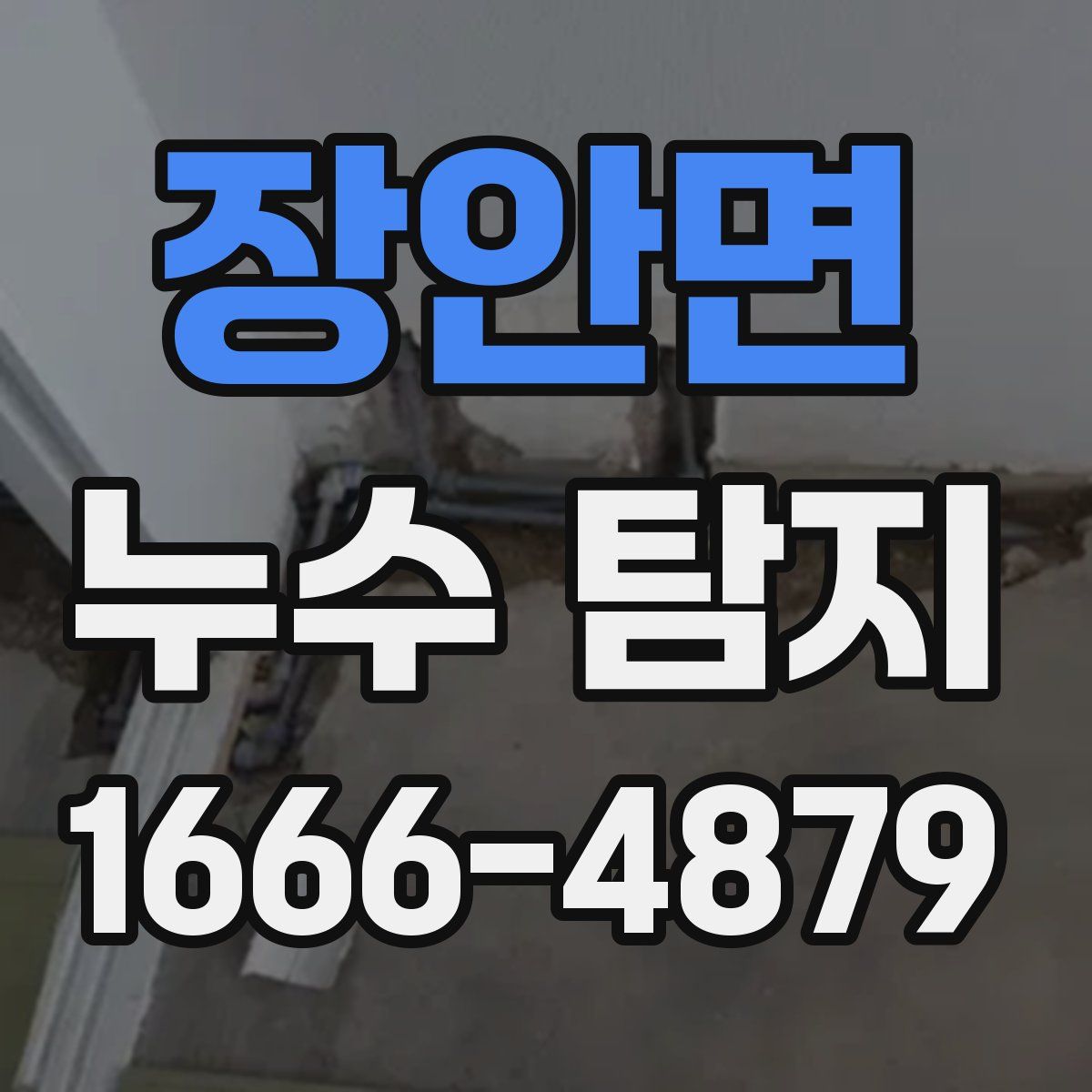 장안면 누수 탐지