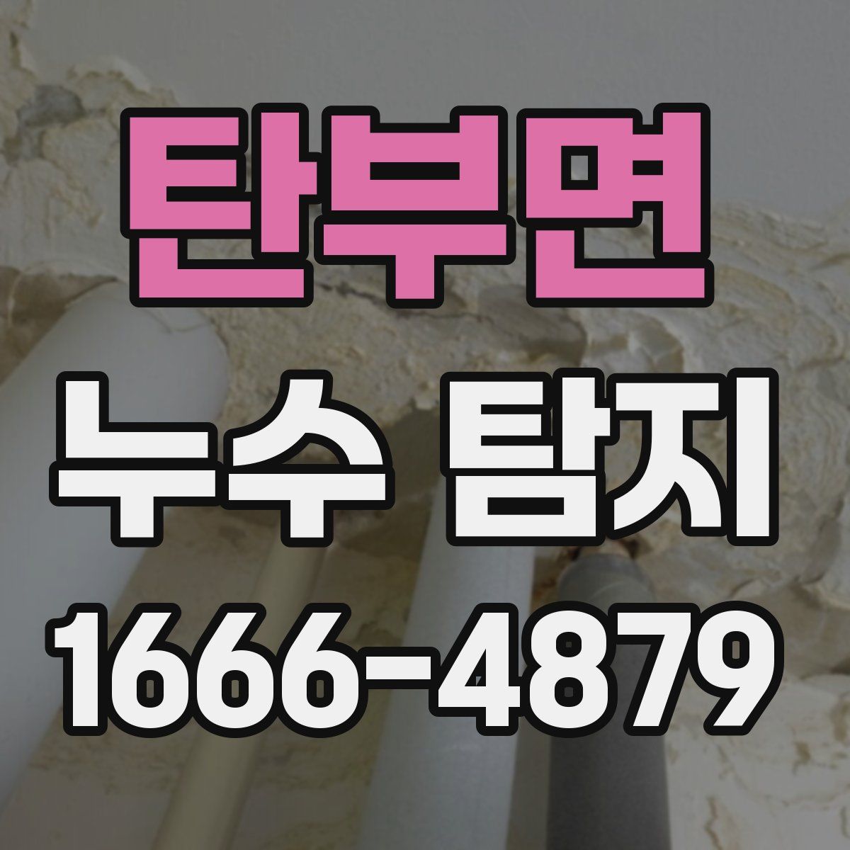 탄부면 누수 탐지
