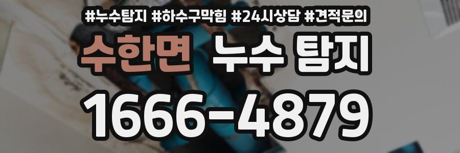수한면 누수 탐지