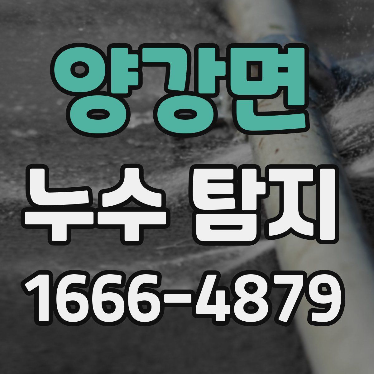 양강면 누수 탐지