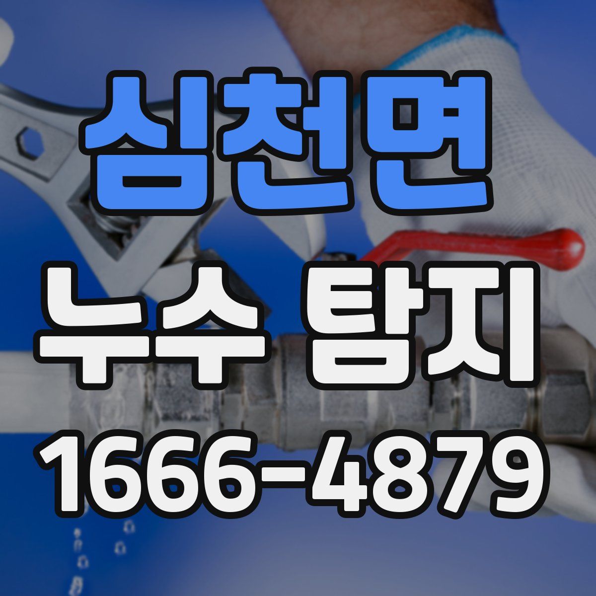 심천면 누수 탐지