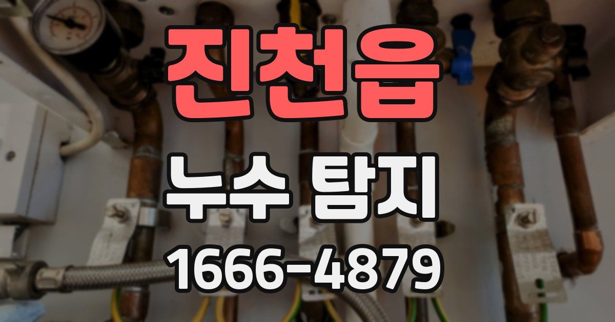 진천읍 누수 탐지