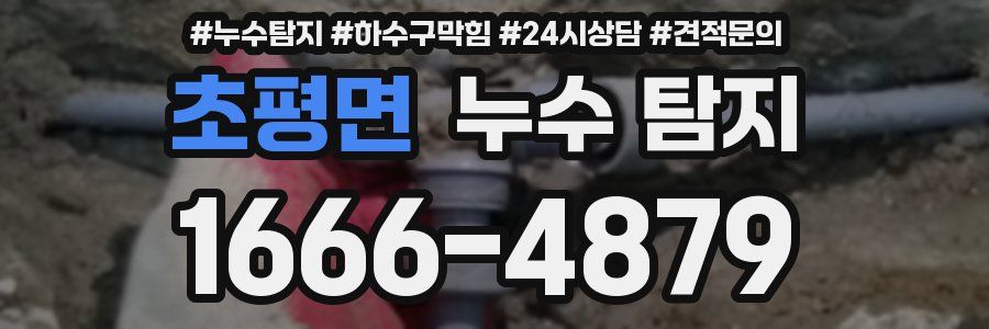 초평면 누수 탐지