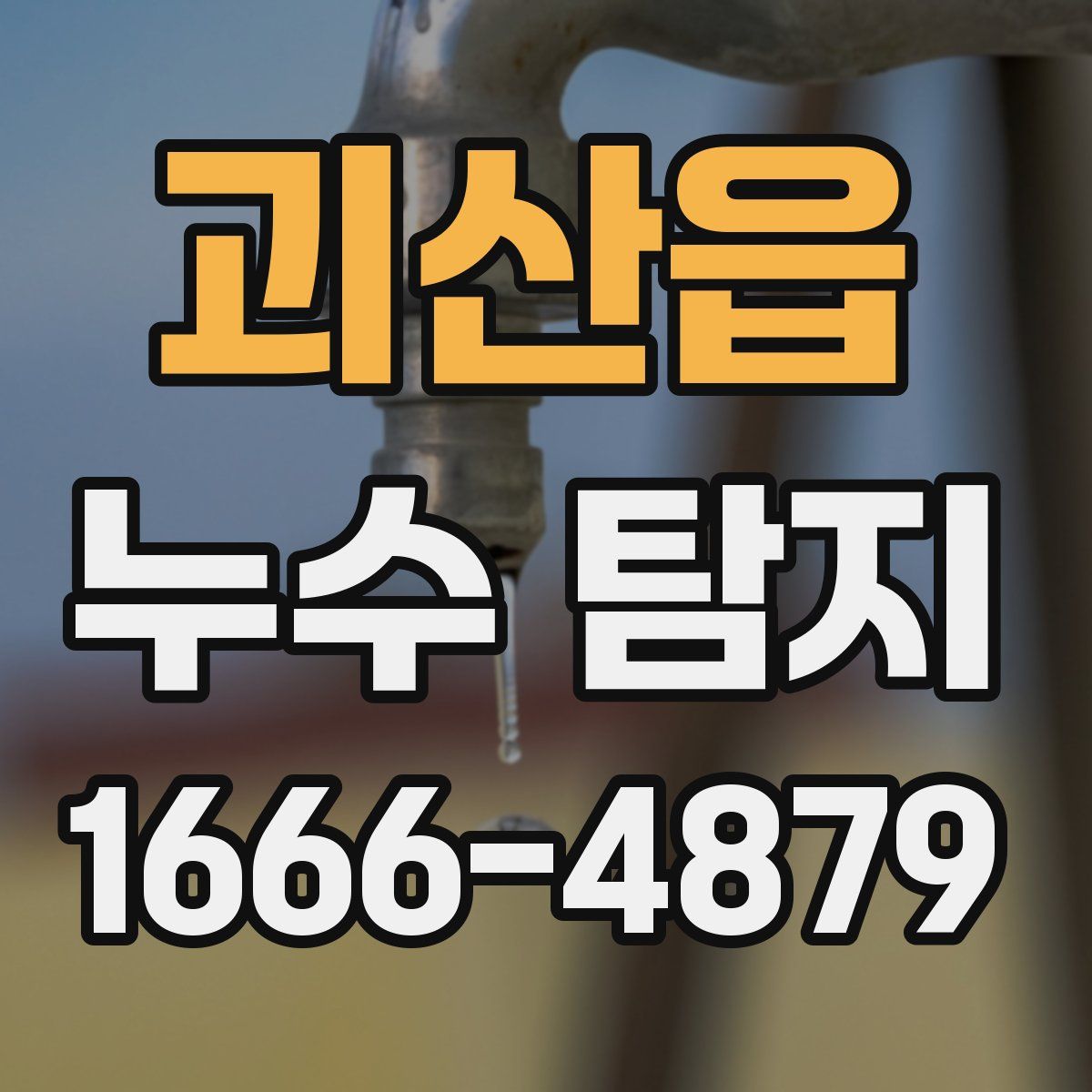 괴산읍 누수 탐지