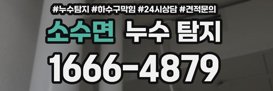 소수면 누수 탐지