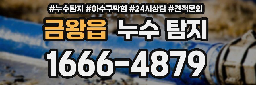금왕읍 누수 탐지