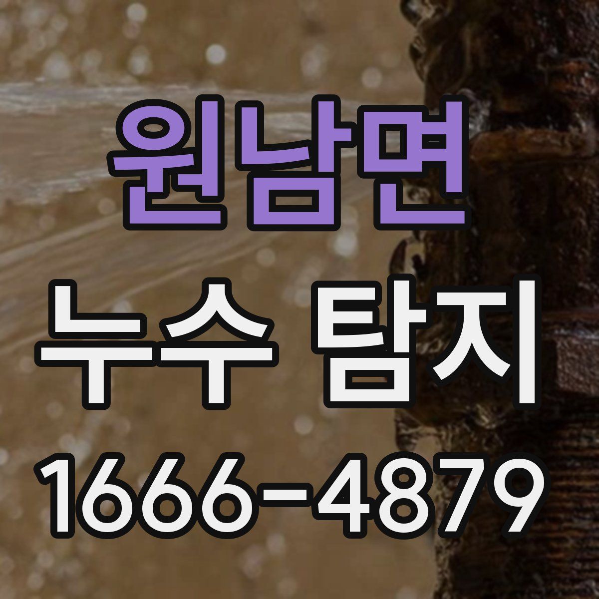 원남면 누수 탐지
