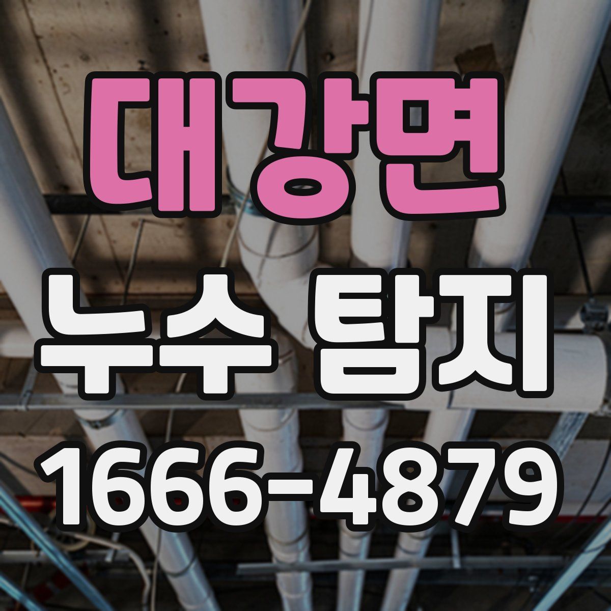 대강면 누수 탐지