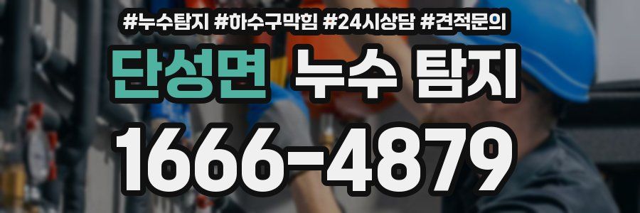 단성면 누수 탐지