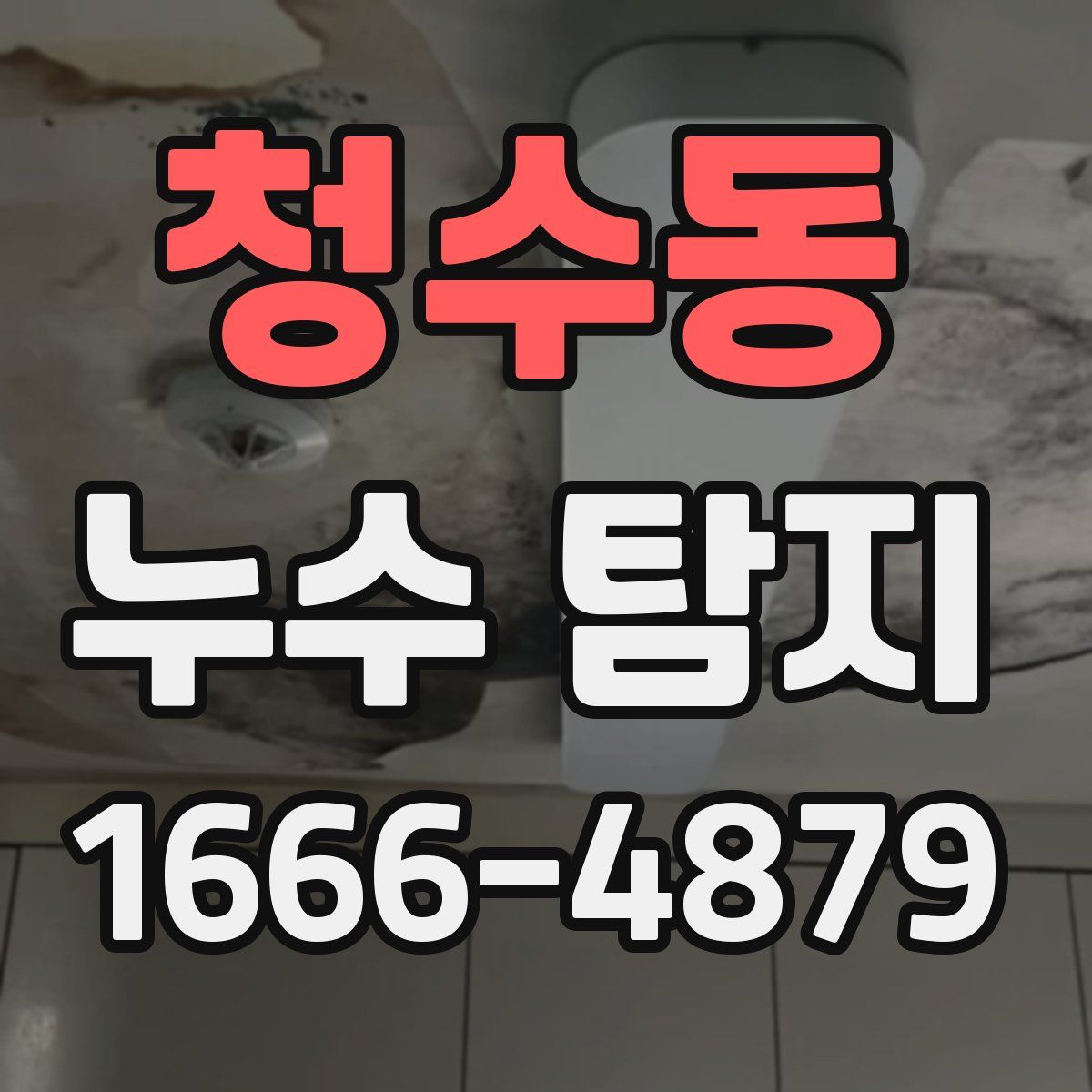 청수동 누수 탐지