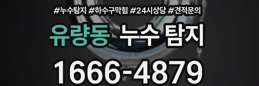 유량동 누수 탐지