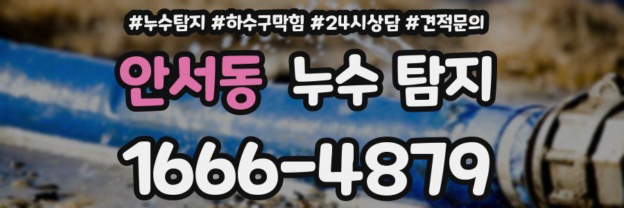 안서동 누수 탐지