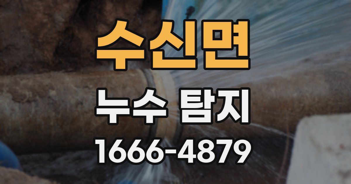 수신면 누수 탐지