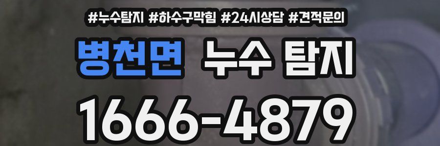 병천면 누수 탐지