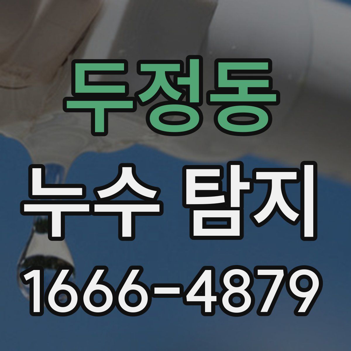 두정동 누수 탐지
