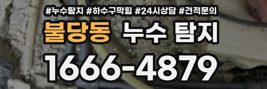 불당동 누수 탐지