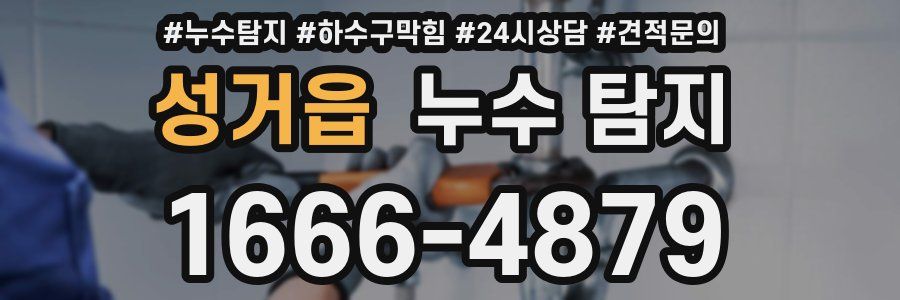 성거읍 누수 탐지