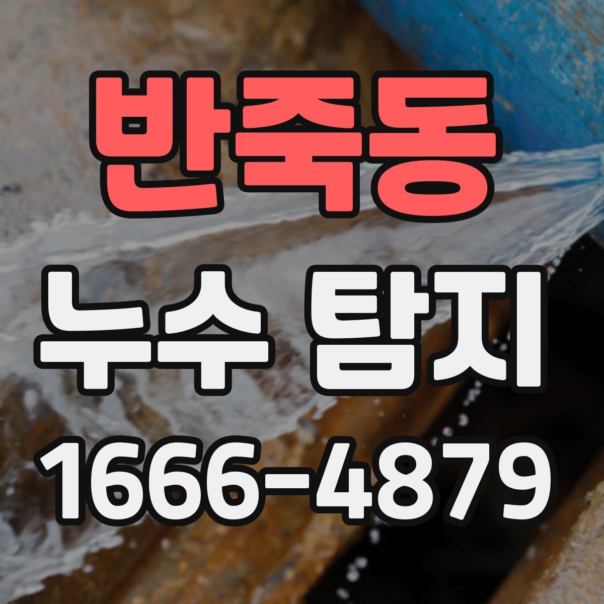반죽동 누수 탐지