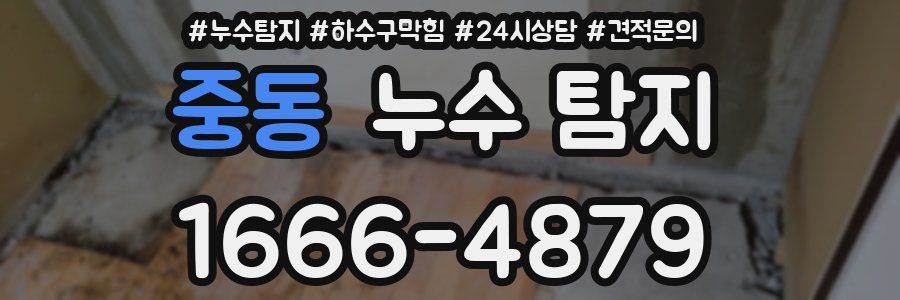 중동 누수 탐지