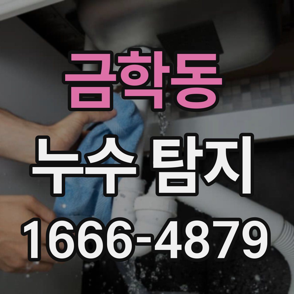 금학동 누수 탐지