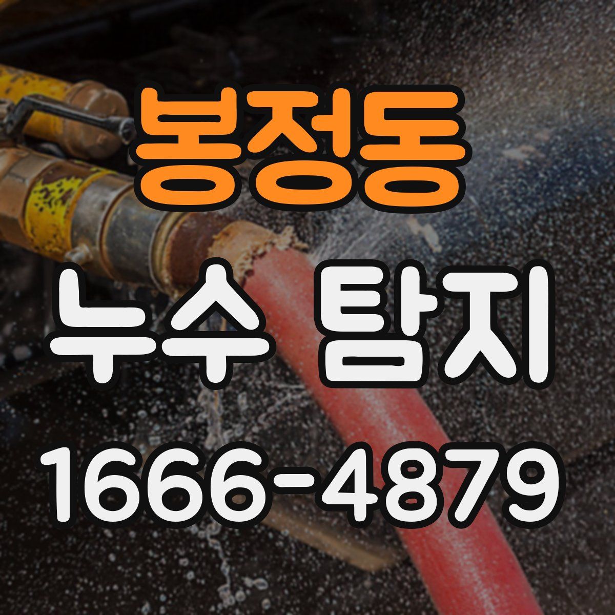 봉정동 누수 탐지
