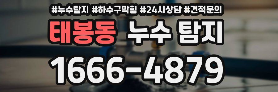 태봉동 누수 탐지