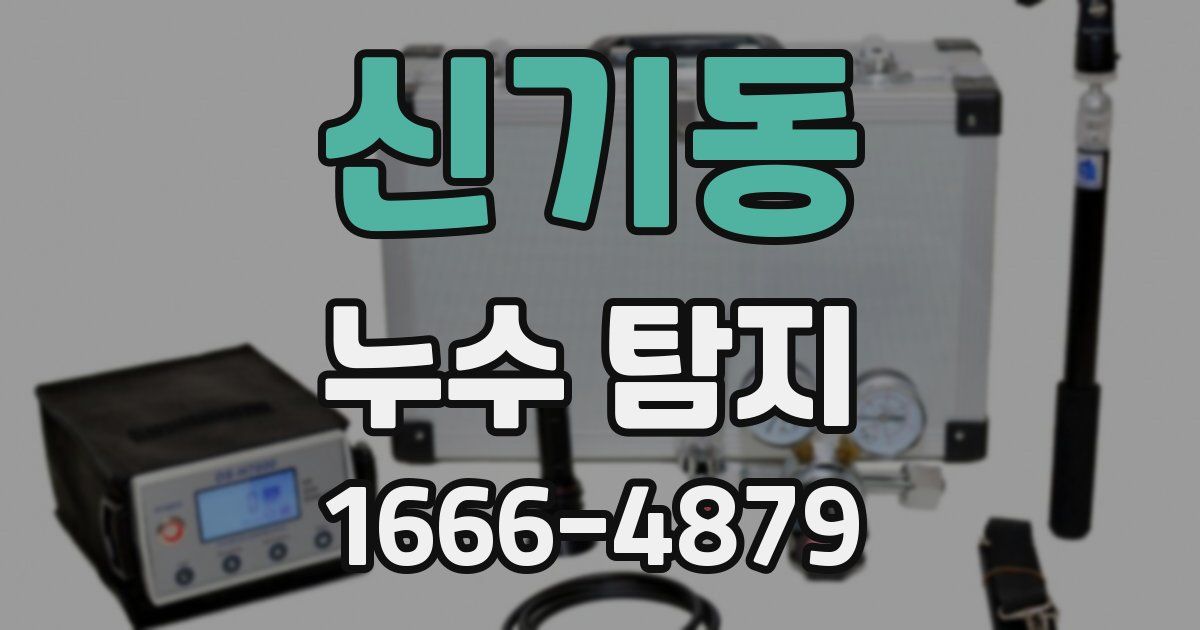 신기동 누수 탐지