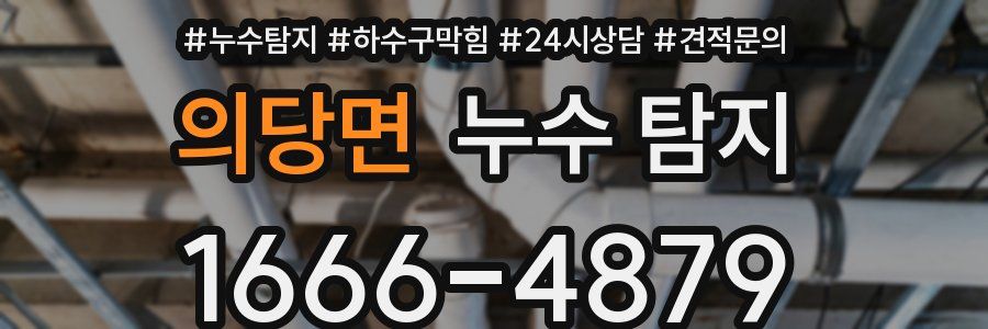 의당면 누수 탐지