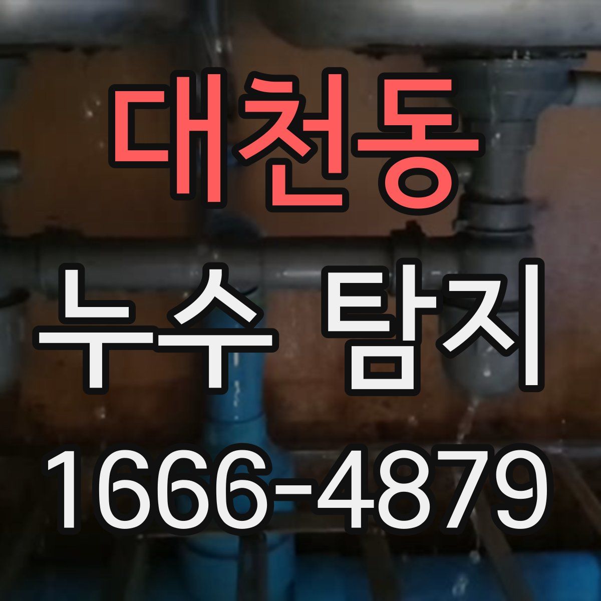 대천동 누수 탐지