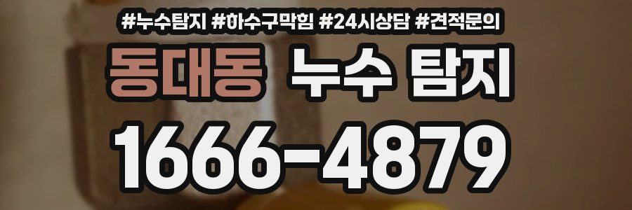 동대동 누수 탐지