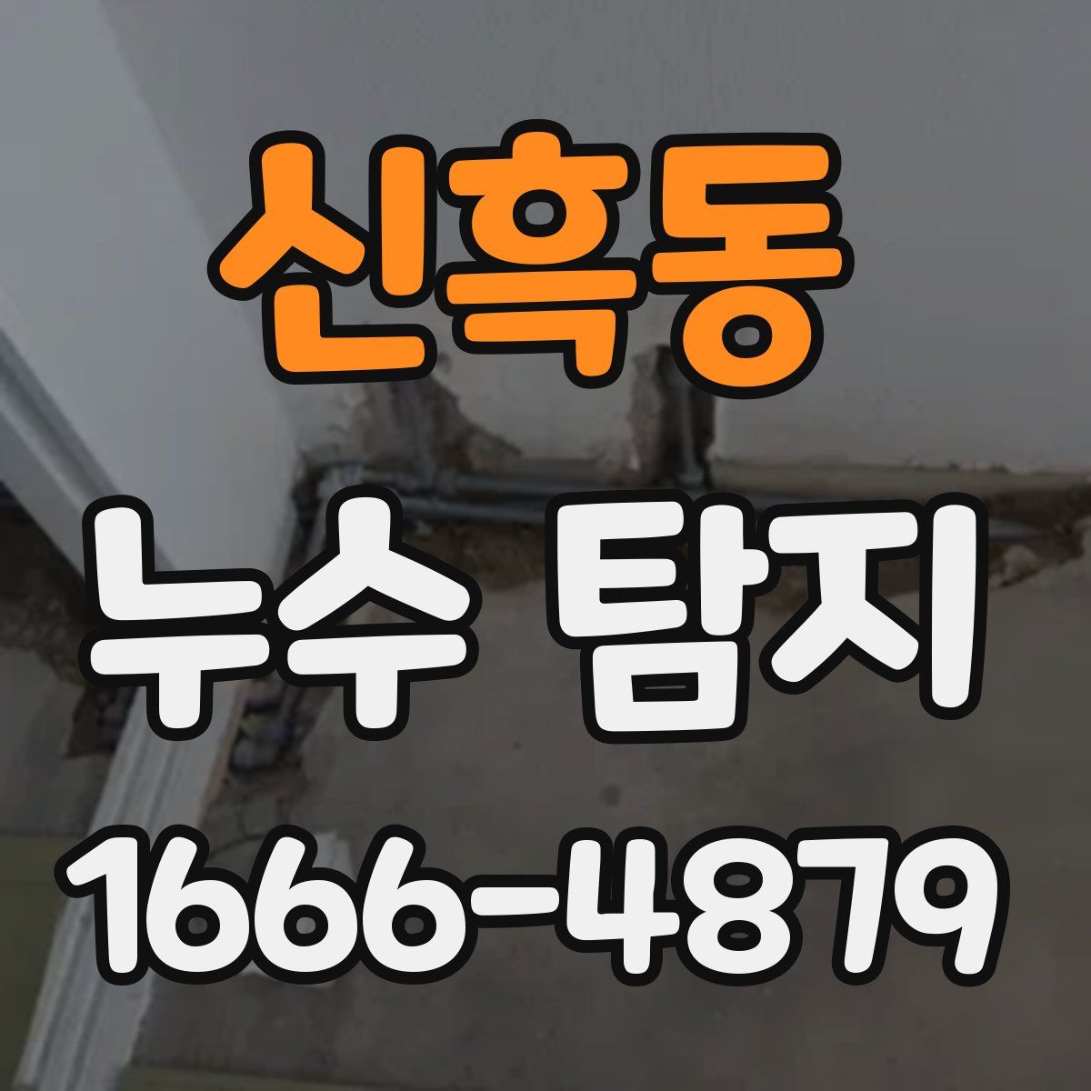 신흑동 누수 탐지