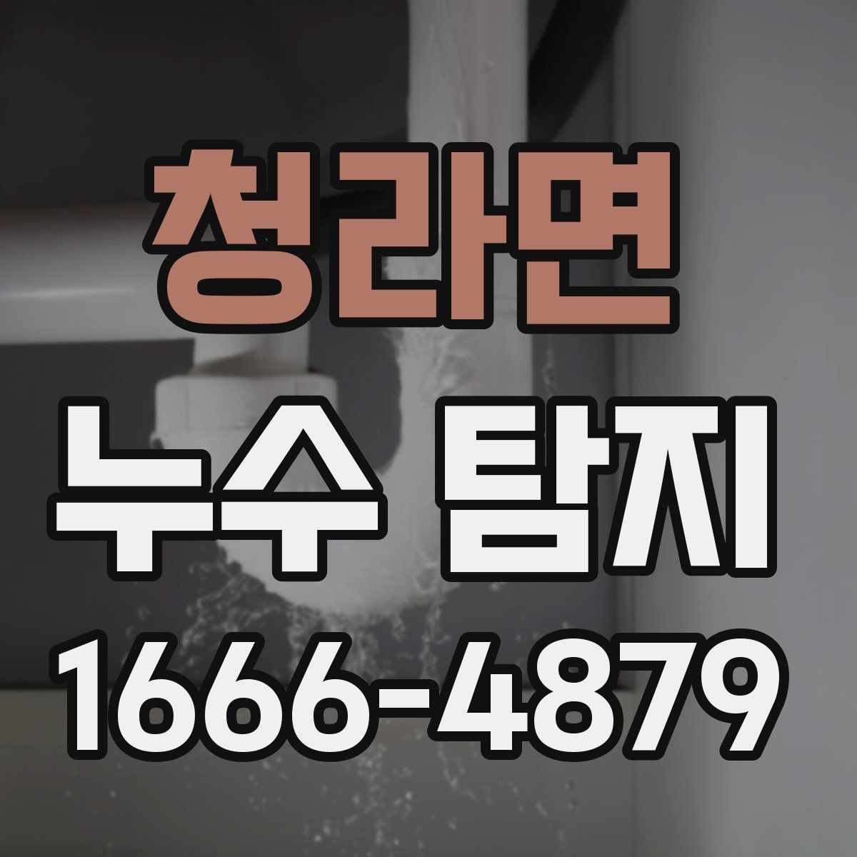 청라면 누수 탐지