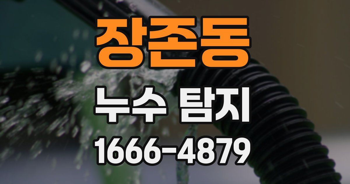 장존동 누수 탐지