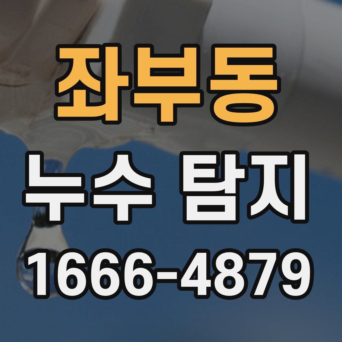 좌부동 누수 탐지