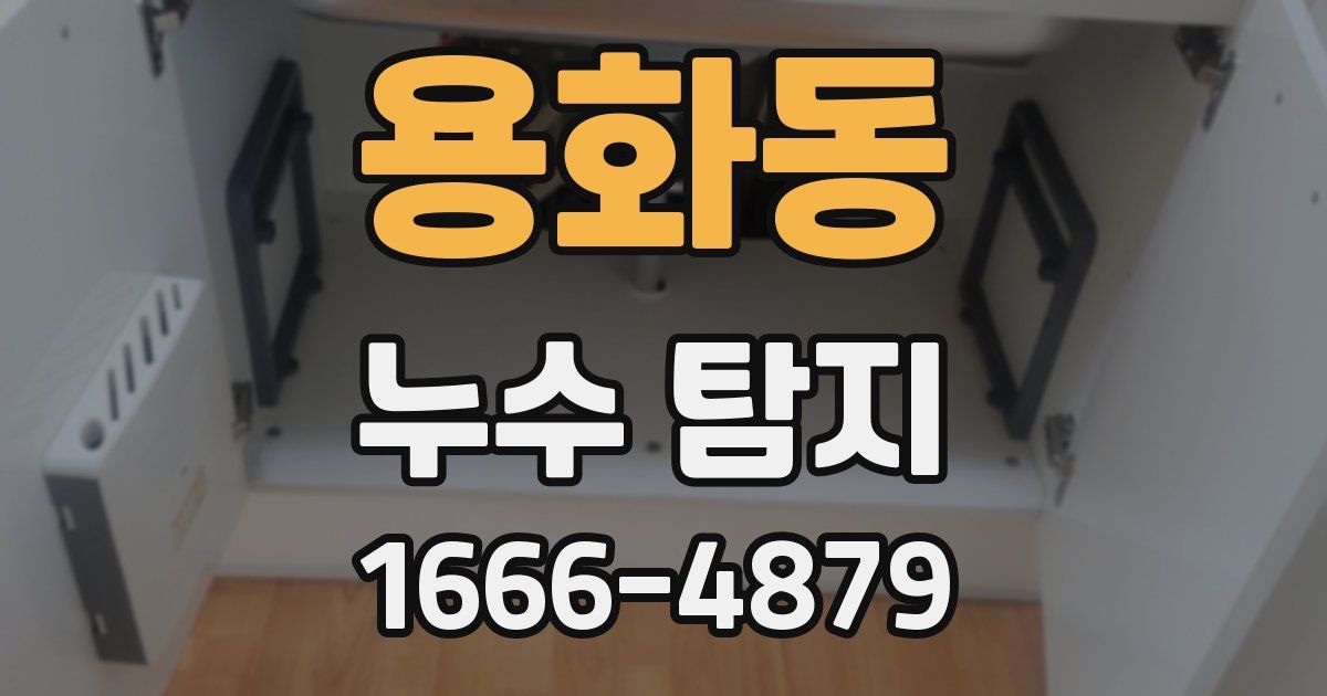 용화동 누수 탐지
