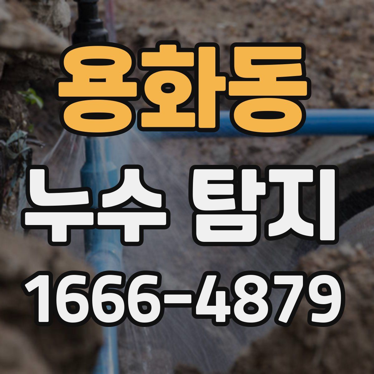 용화동 누수 탐지