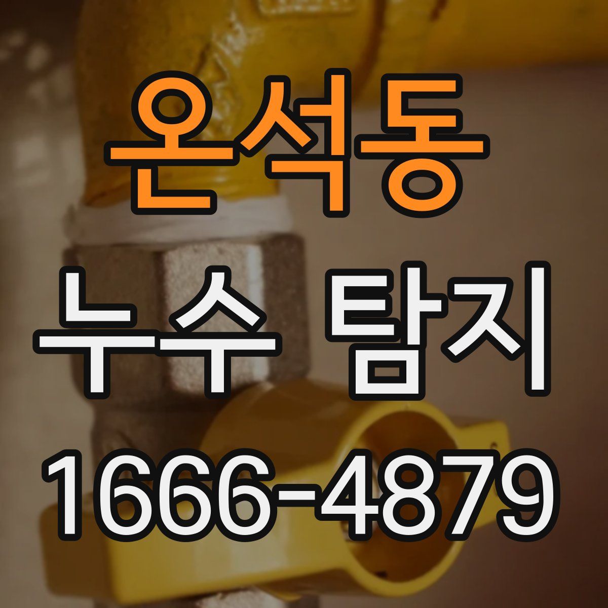 온석동 누수 탐지